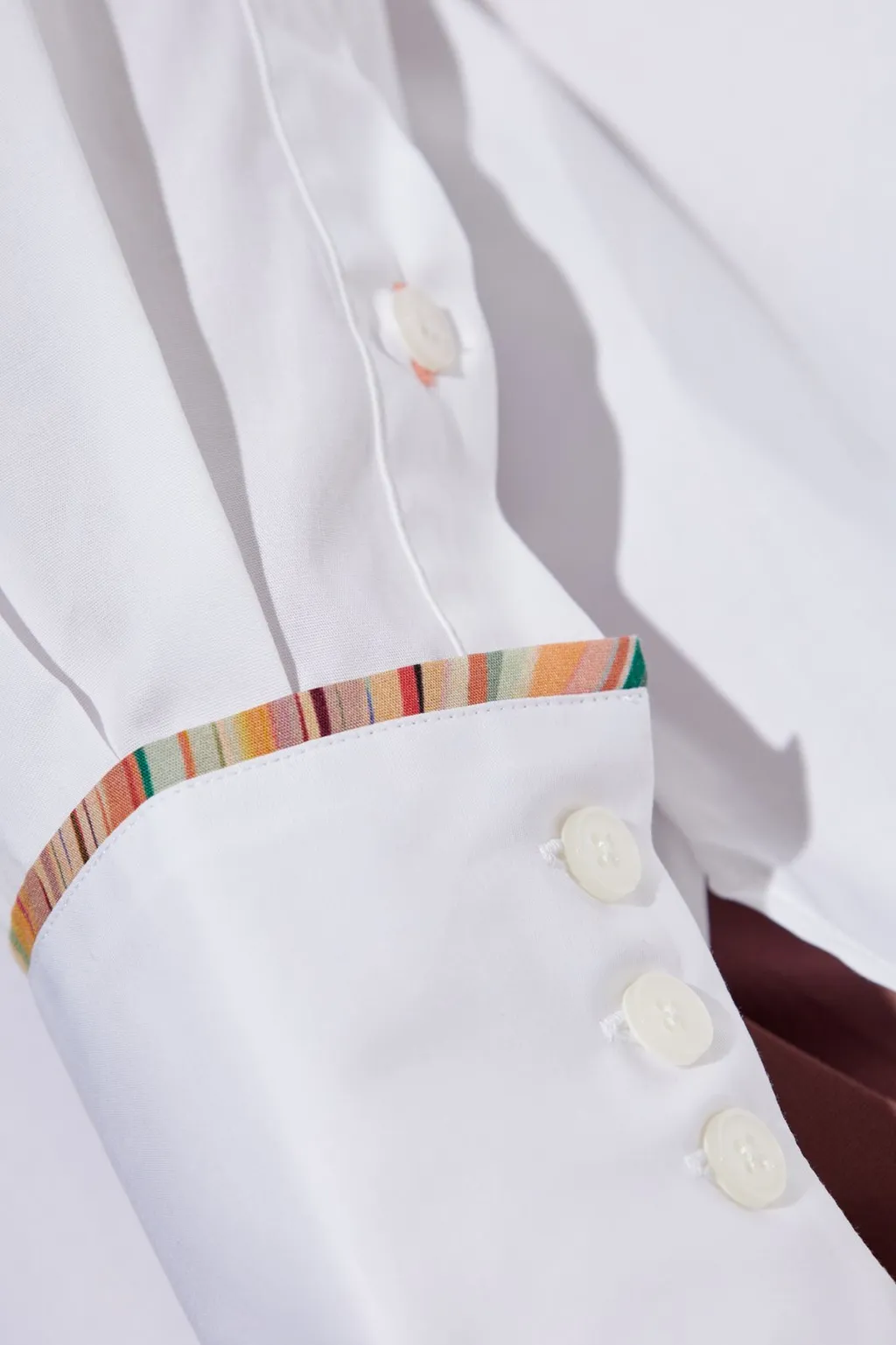 Ps Paul Smith Signature Stripe Detail Buttoned Shirt