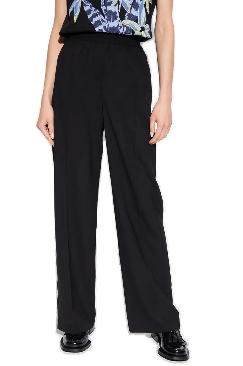 Ps Paul Smith High Waist Straight Trousers