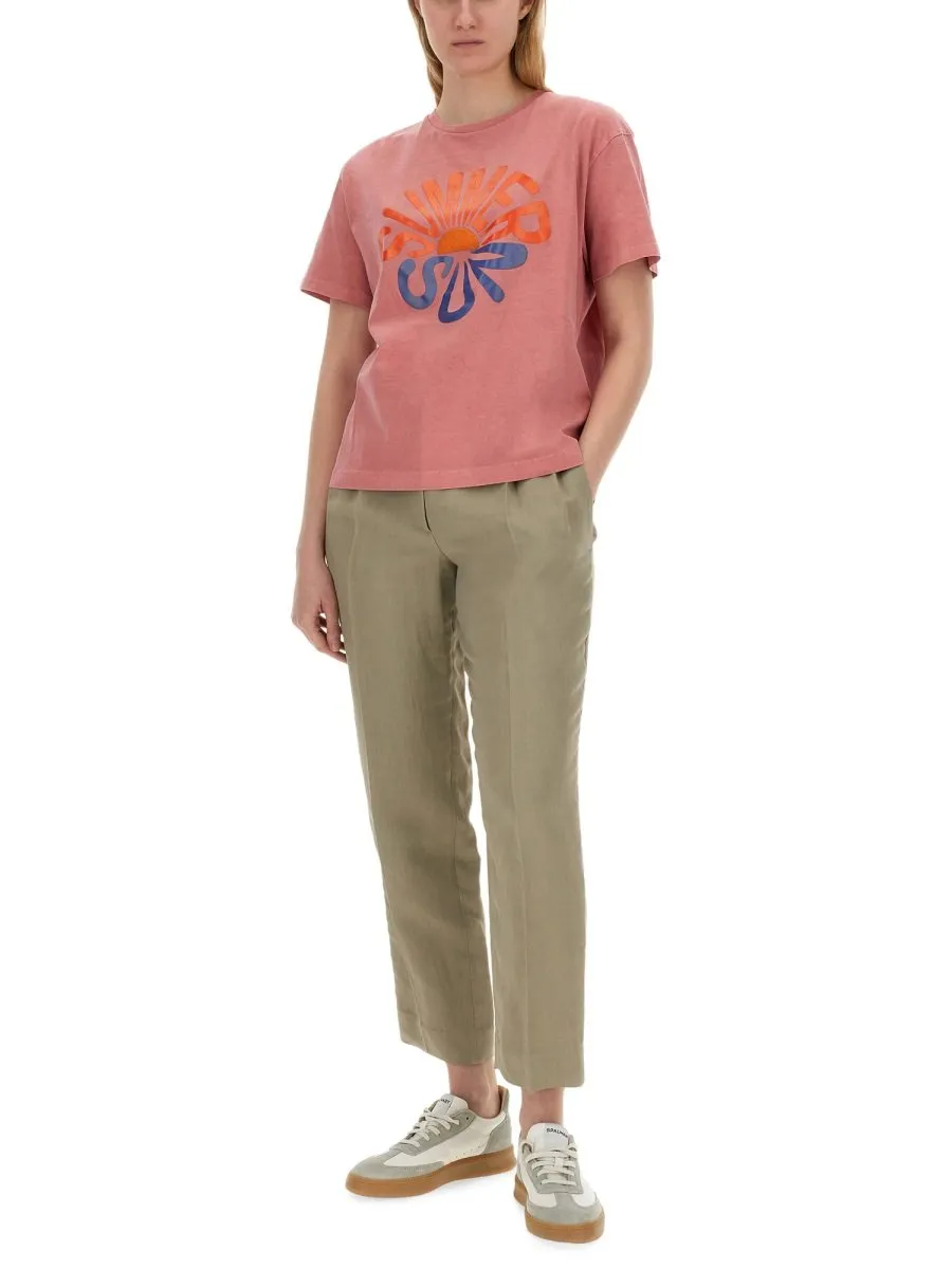 Ps Paul Smith Summer Sun Printed Crewneck T-Shirt