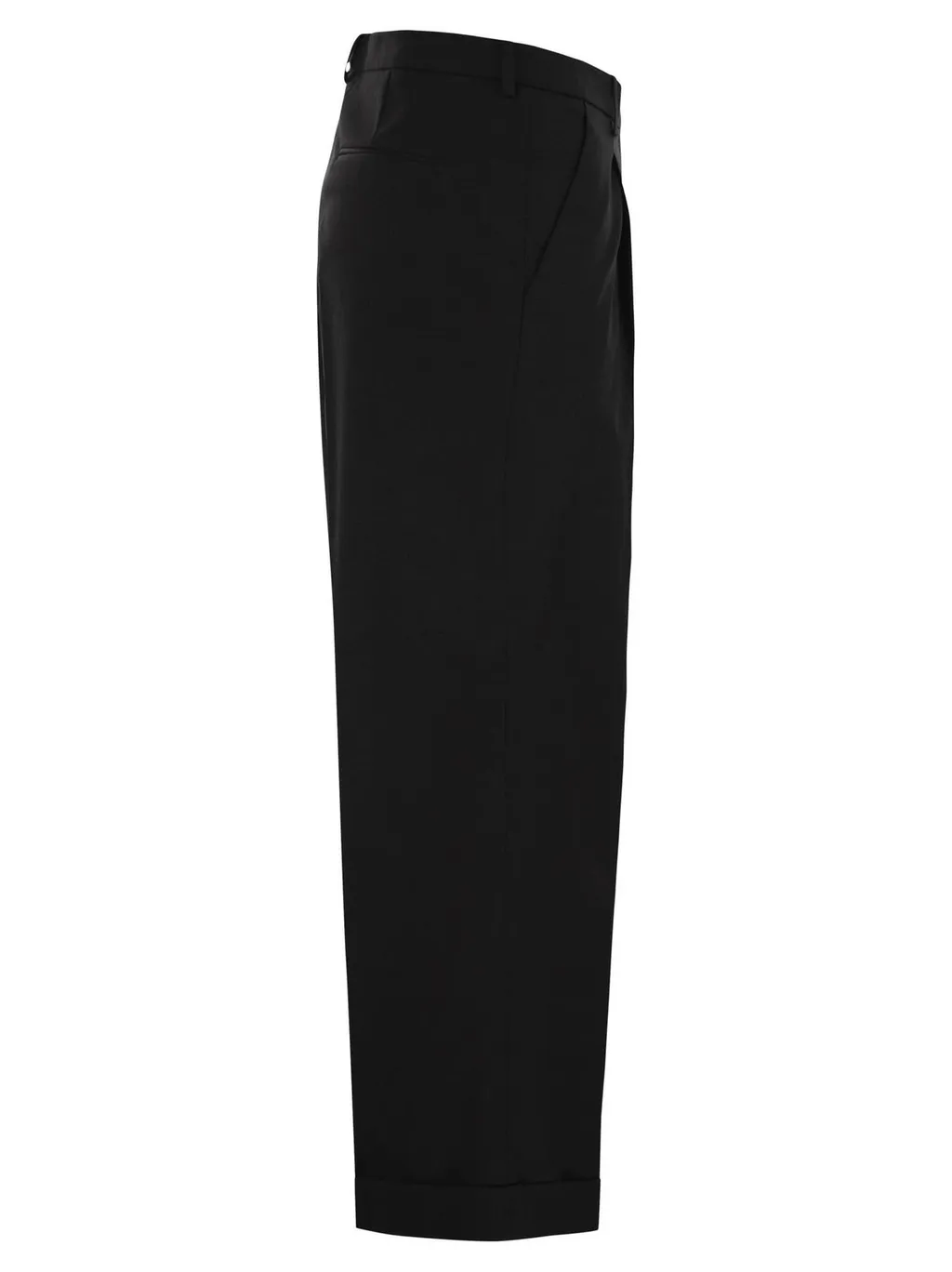 Pt Torino Cropped Wide-Leg Pants