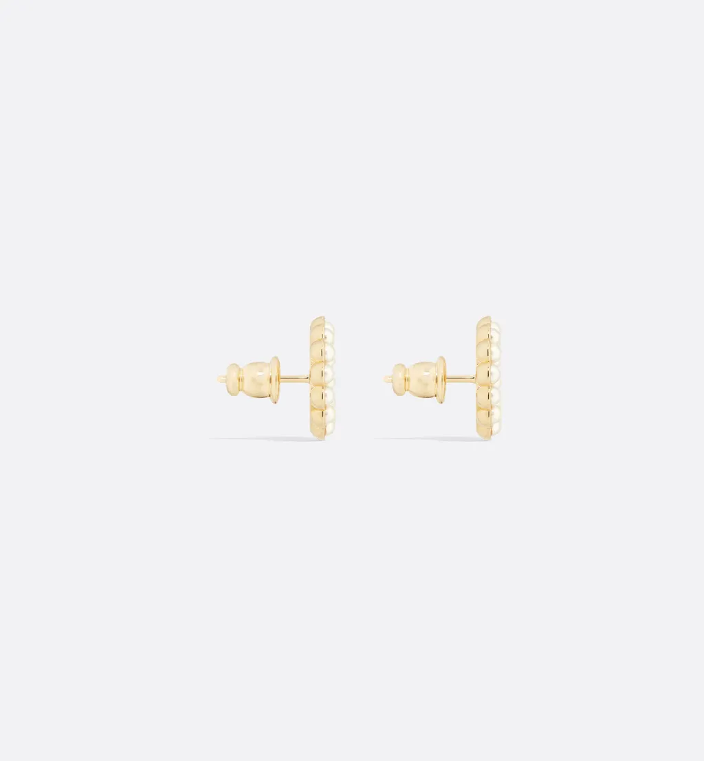 Petit Cd Circle Stud Earrings