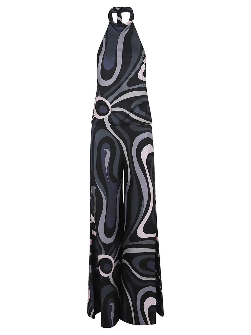 Pucci V-Neck Printed Sleeveless Jumpsuit