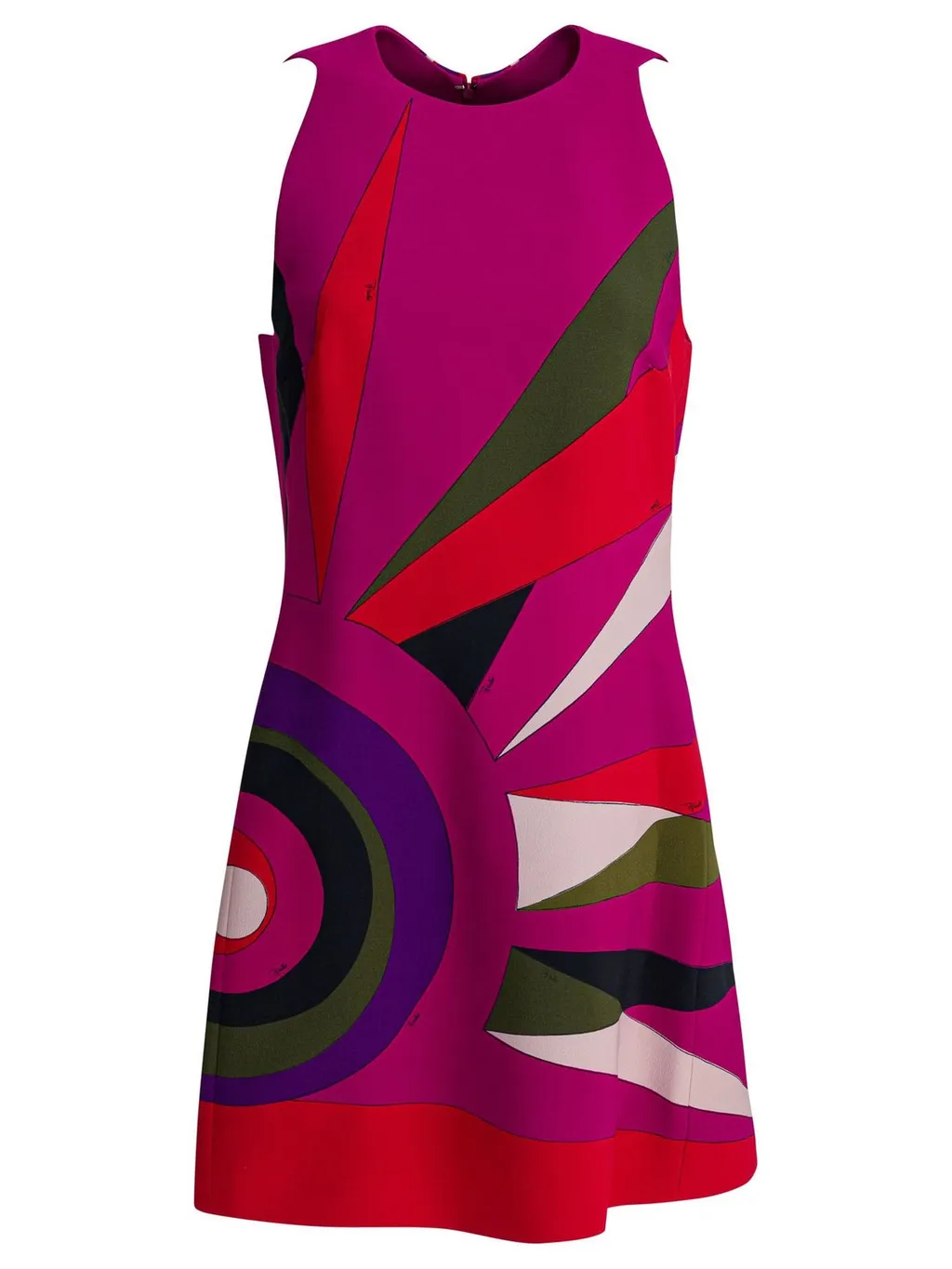 Pucci Hawaii Print A-Line Dress