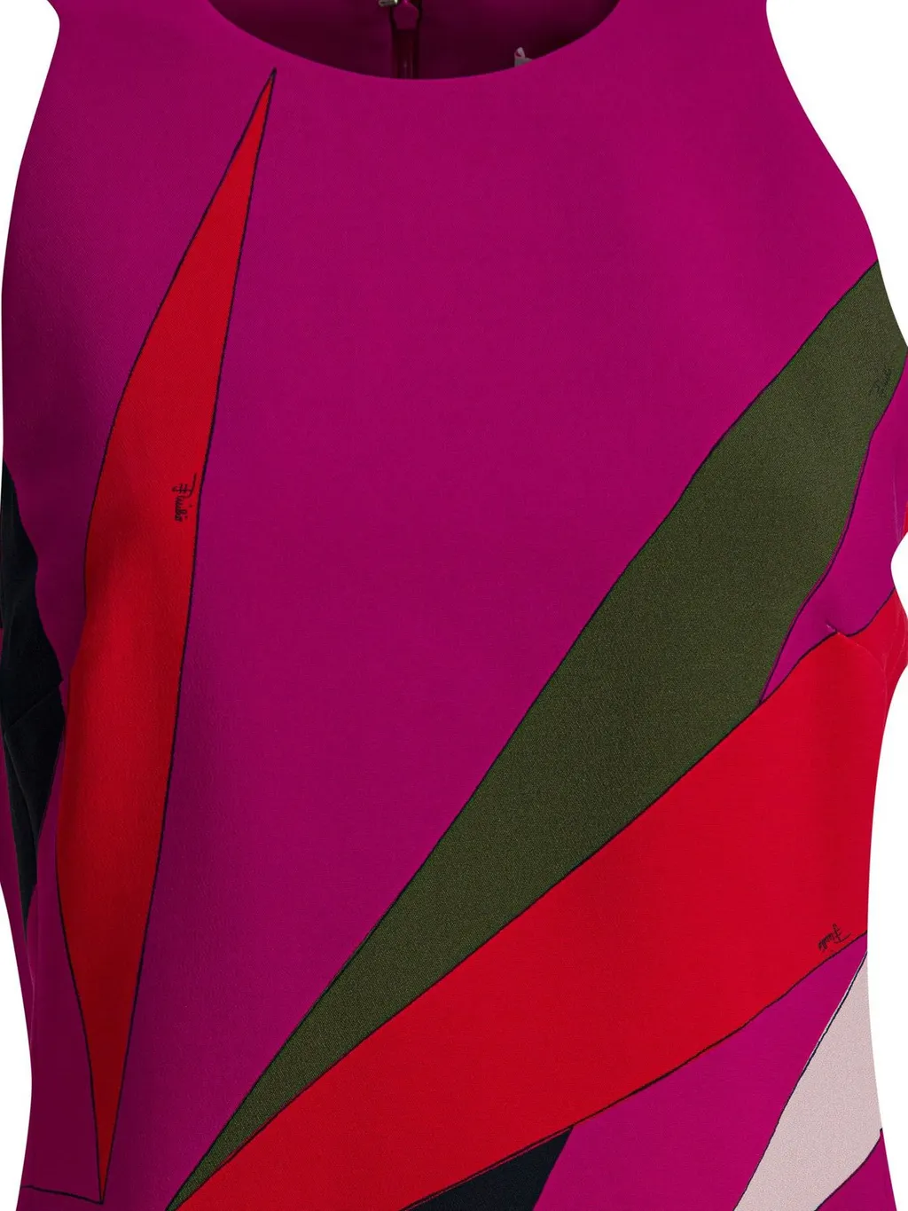 Pucci Hawaii Print A-Line Dress