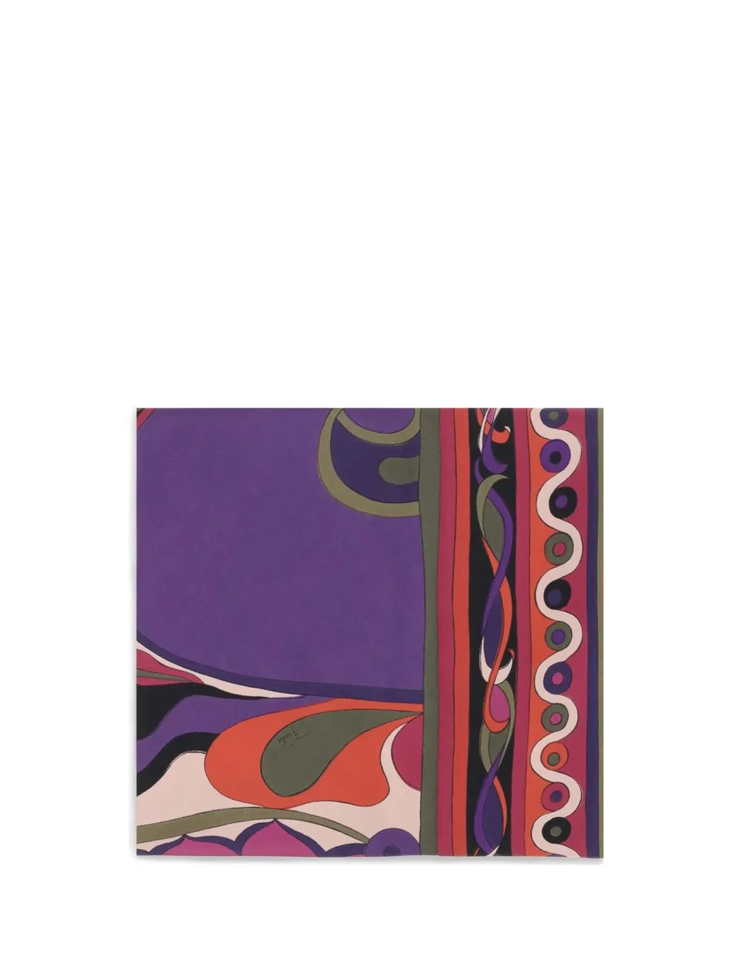 Pucci Orchidee Print Twill Scarf