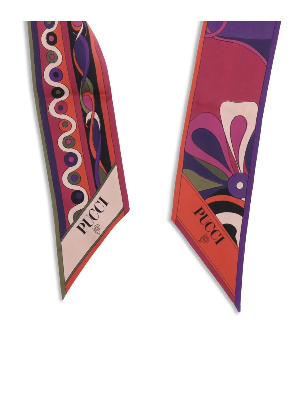 Pucci Orchidee Print Twill Scarf
