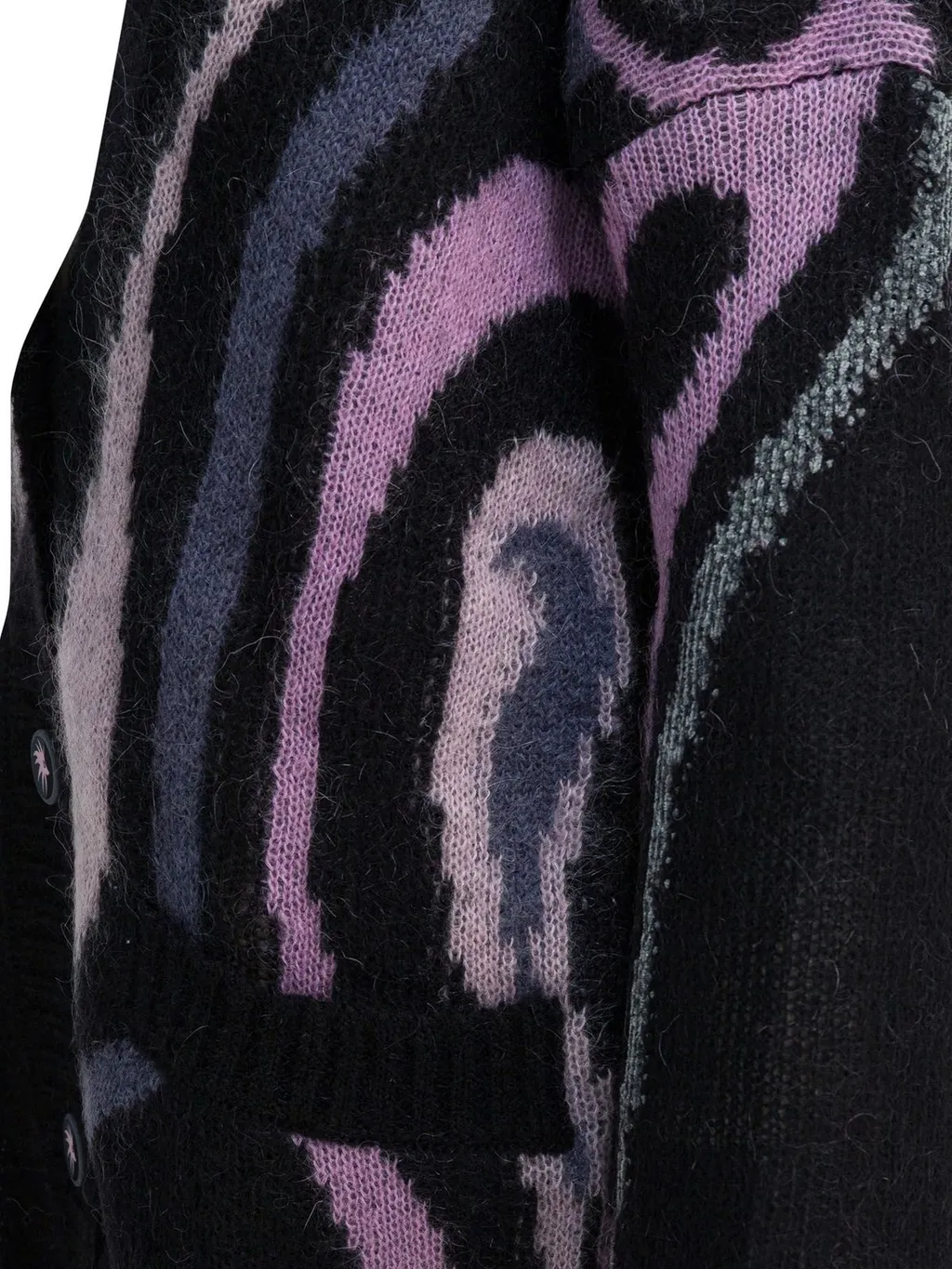 Pucci Marmo Inlay Oversized V-Neck Cardigan