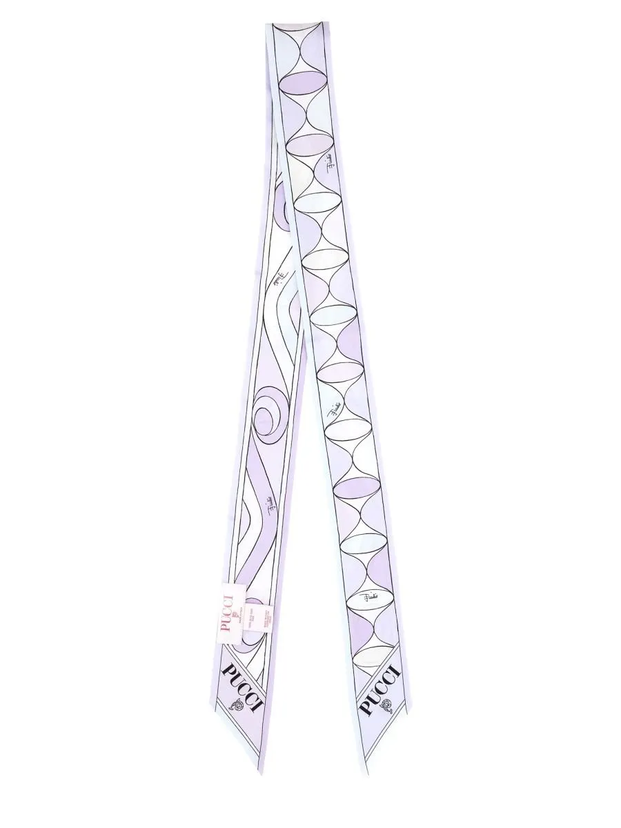 Pucci Mixed Prints Twill Scarf