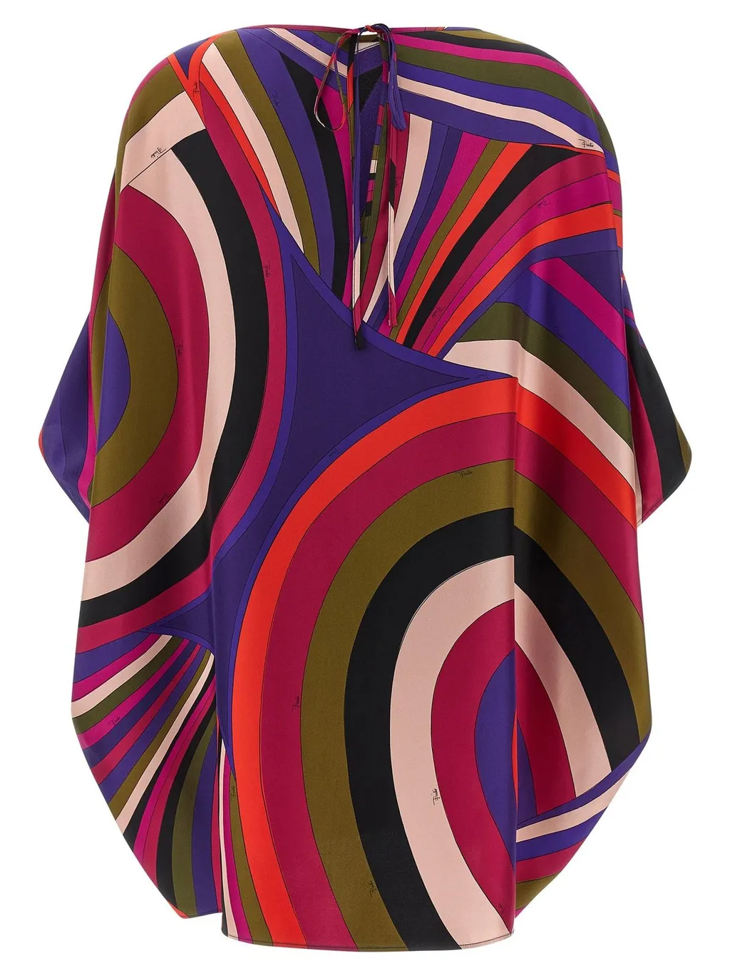 Pucci Abstract Printed Crewneck Dress