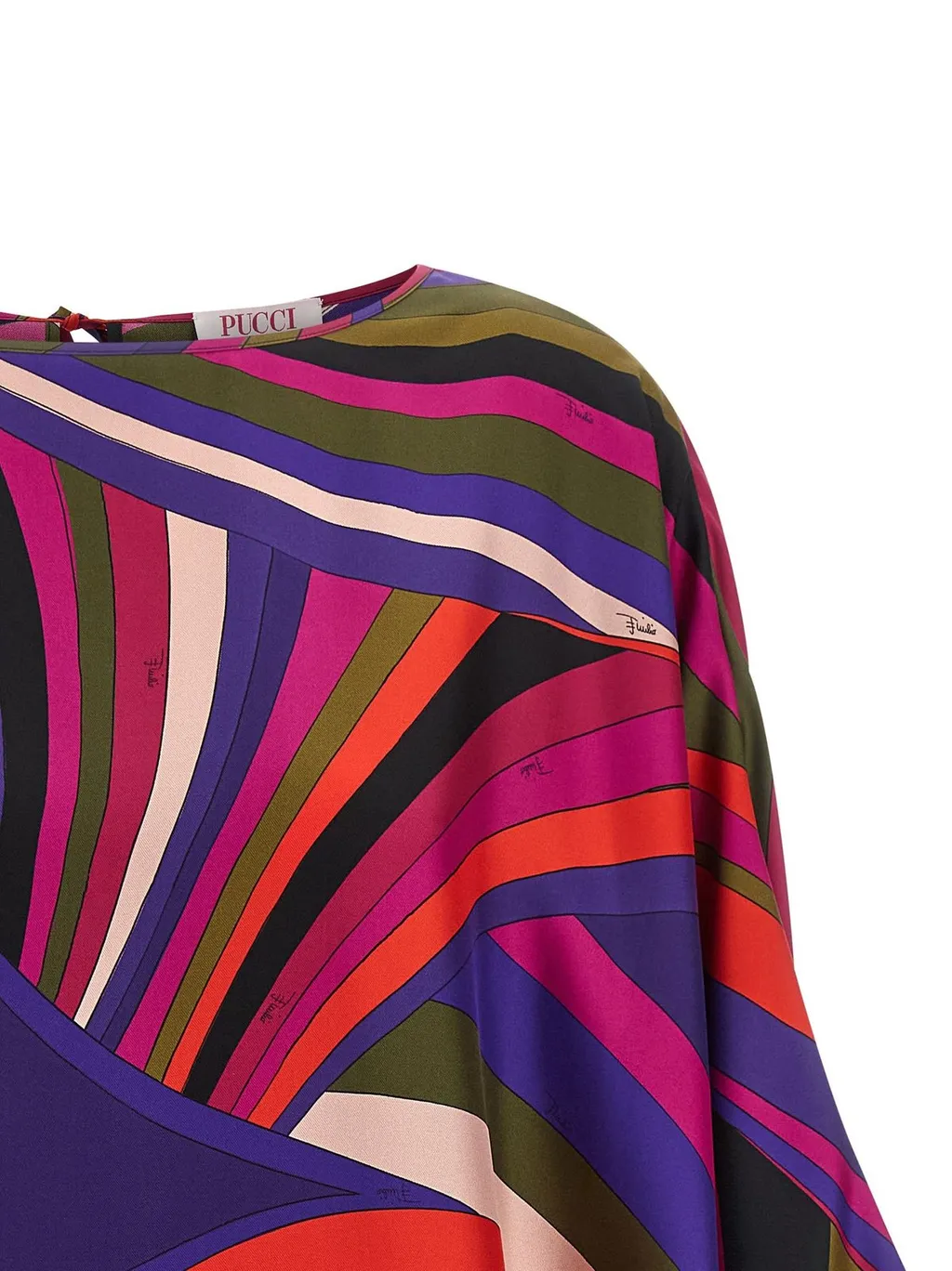 Pucci Abstract Printed Crewneck Dress