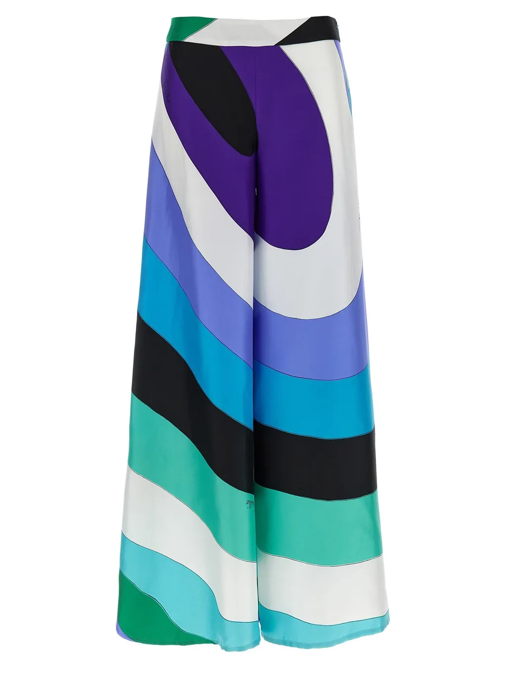 Pucci Maddalena-Print Satin Trousers