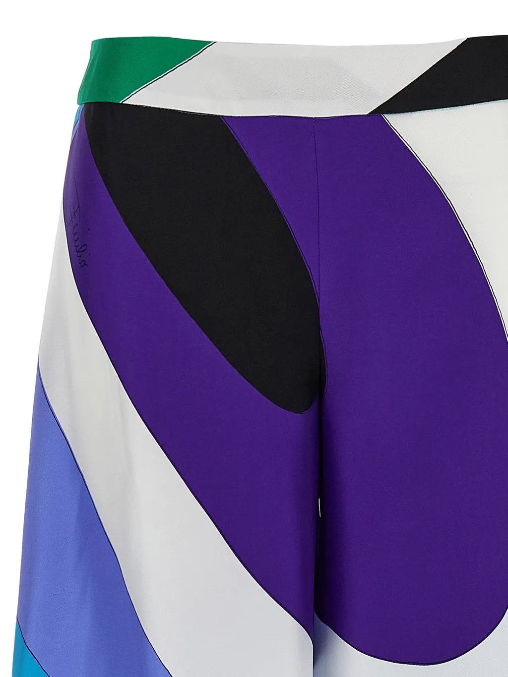 Pucci Maddalena-Print Satin Trousers