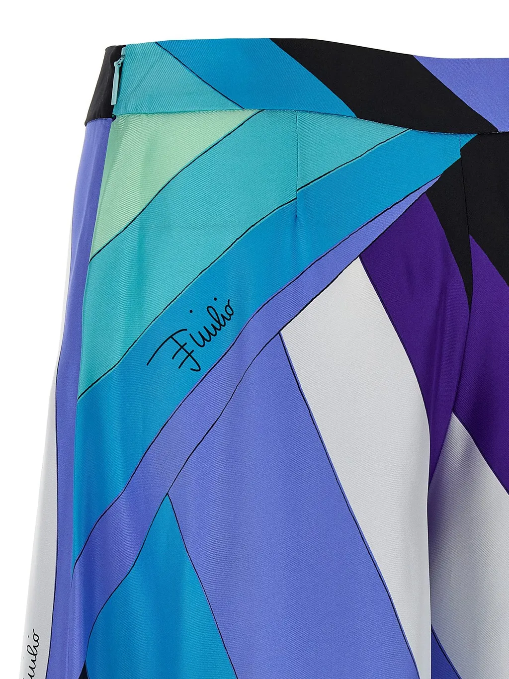 Pucci Maddalena-Print Satin Trousers