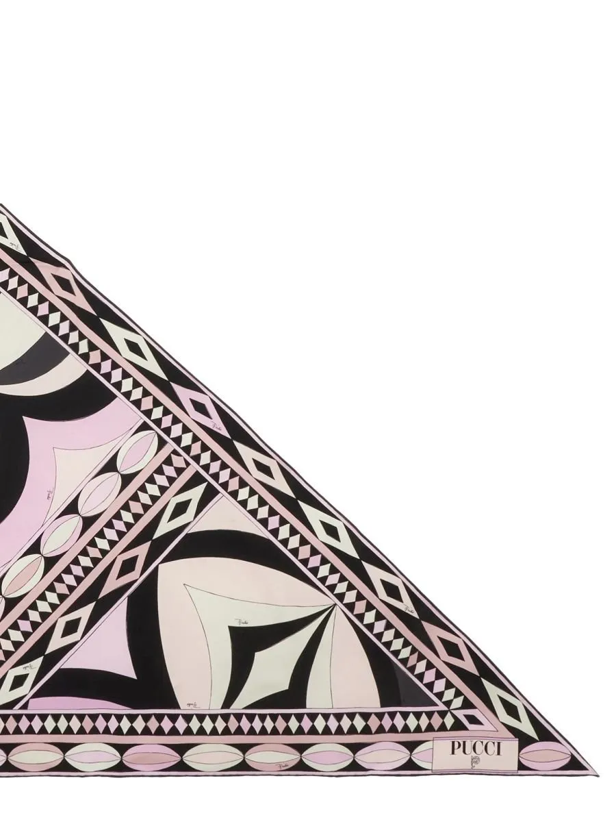 Pucci Necklace Print Triangle Scarf