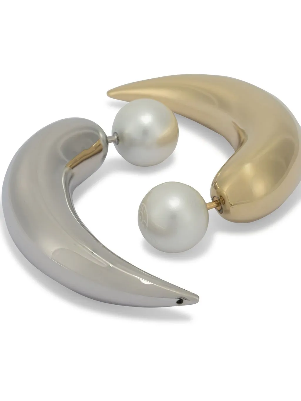 Pucci Horn Pearl Earrings