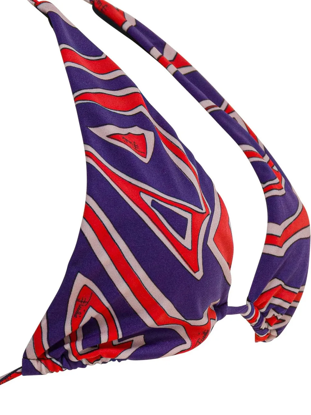 Pucci Labirinto Triangle Bikini Top