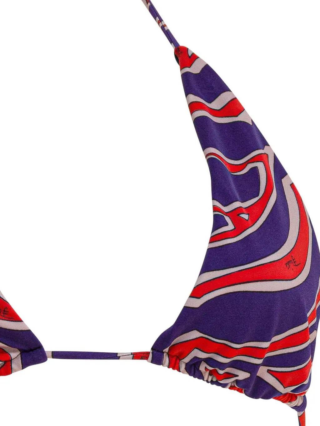 Pucci Labirinto Triangle Bikini Top