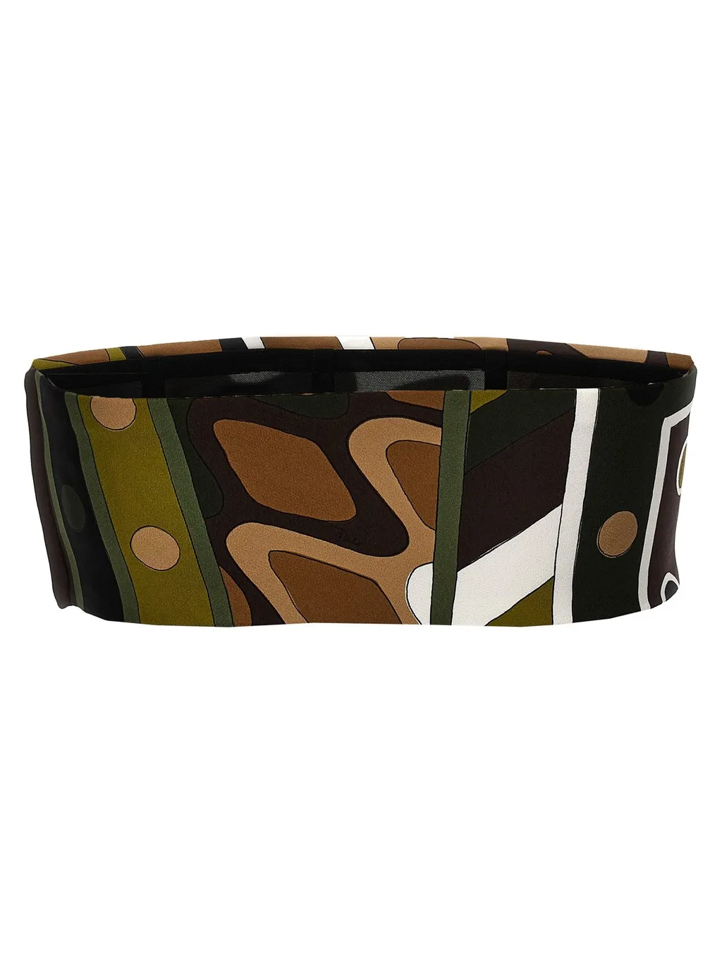 Pucci Vivara-Printed Satin Bandeau Top