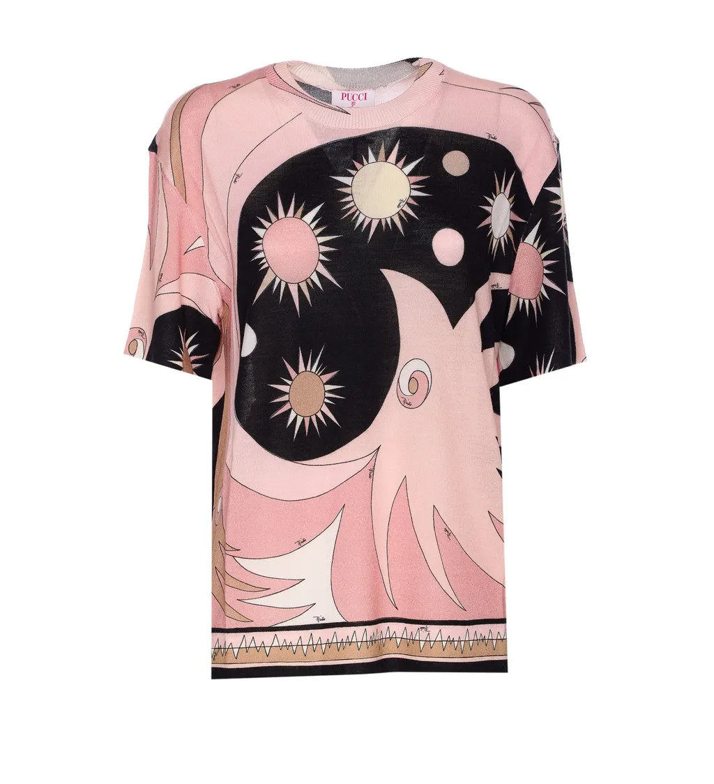 Pucci Stella Printed Crewneck T-Shirt