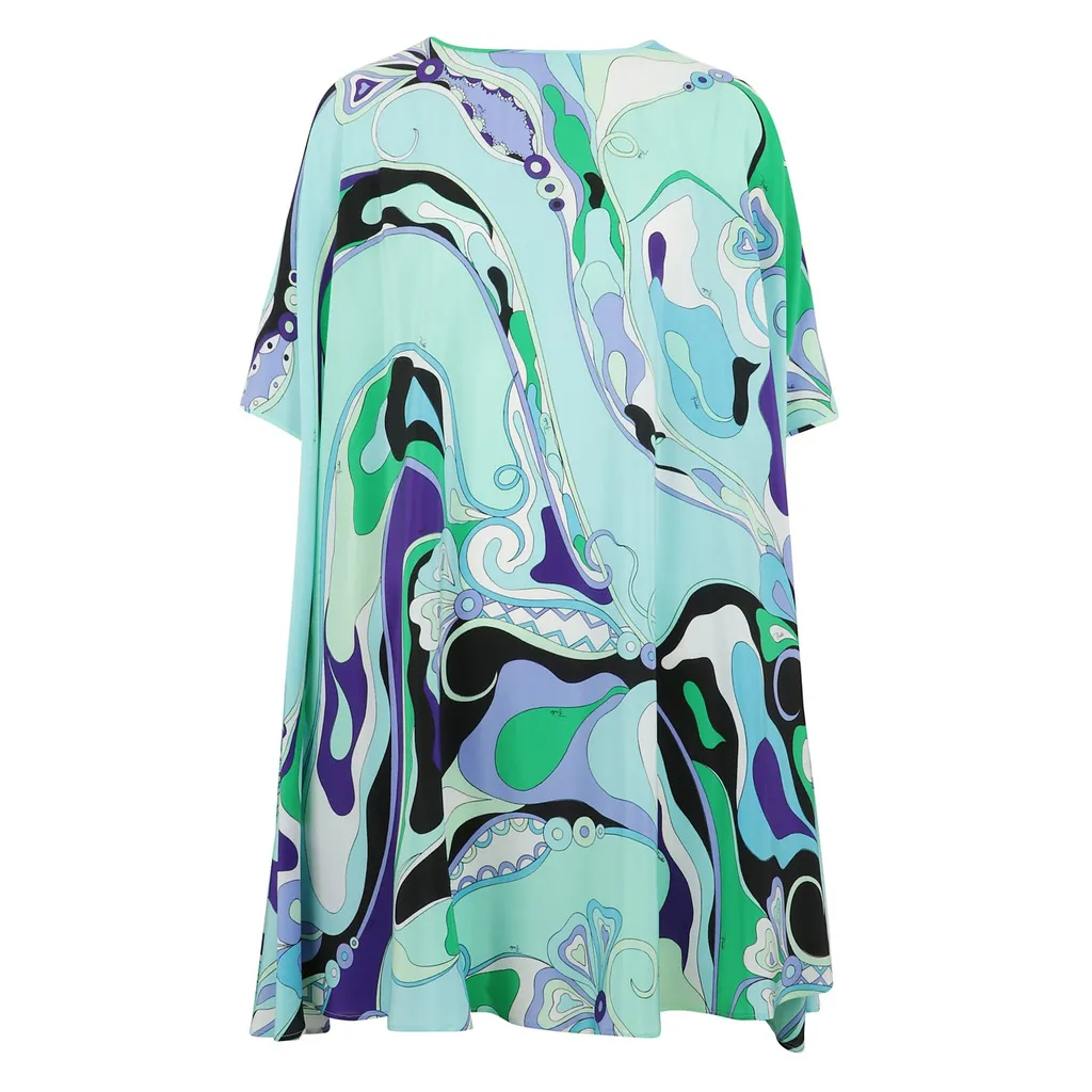 Pucci Graphic Printed Crewneck Dress