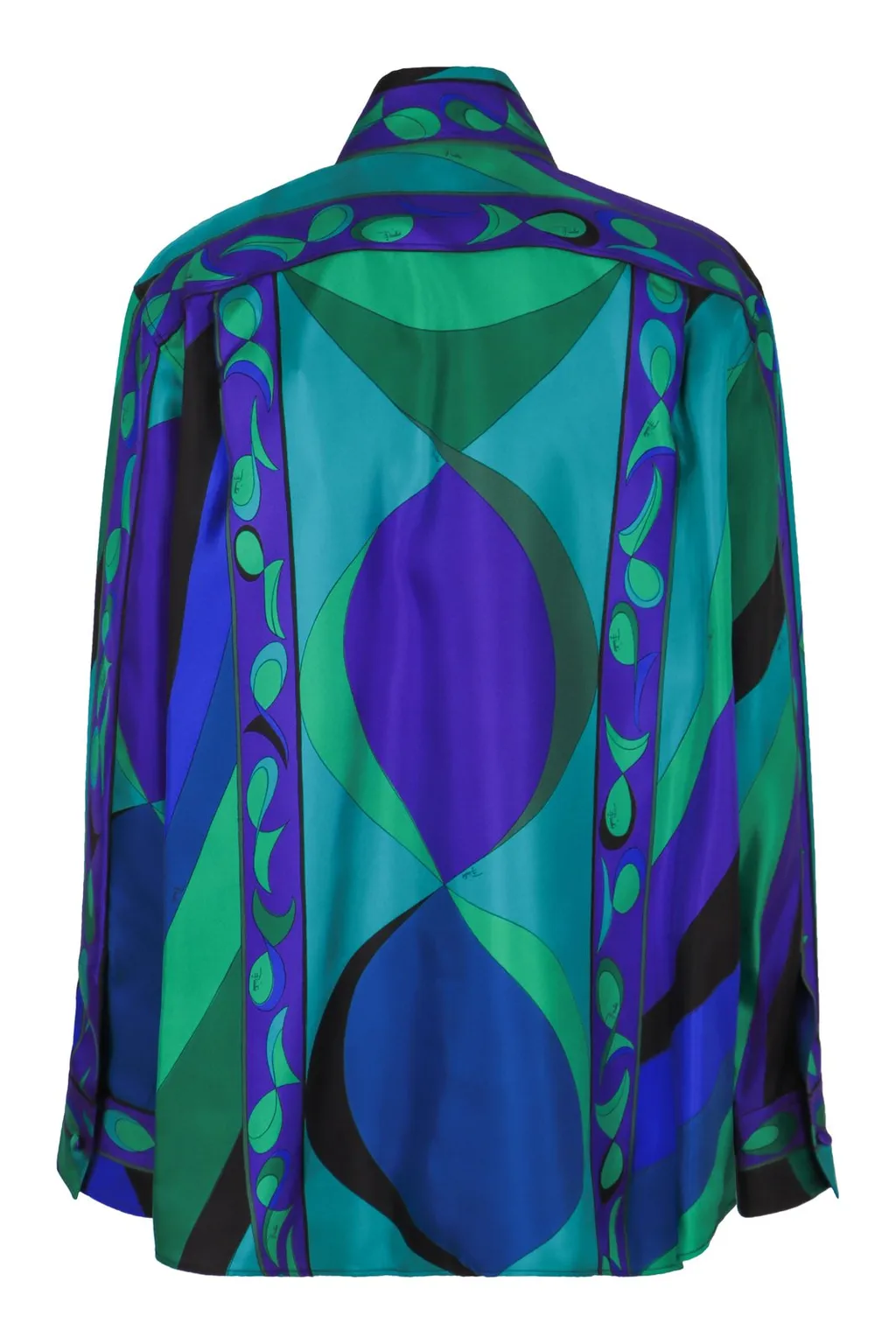 Pucci Pesci-Printed Long Sleeved Shirt
