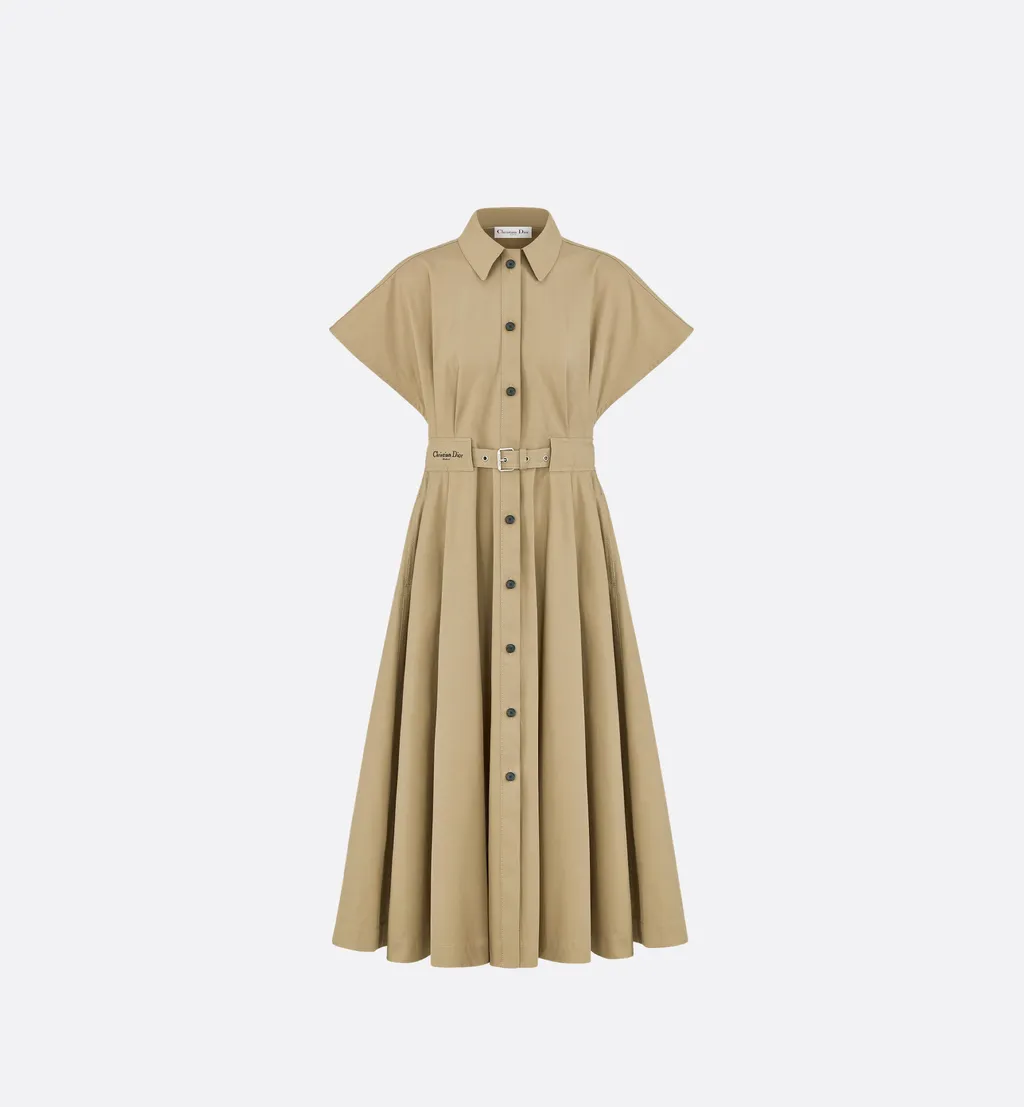 Dioriviera Mid-Length Belted Shirtdress