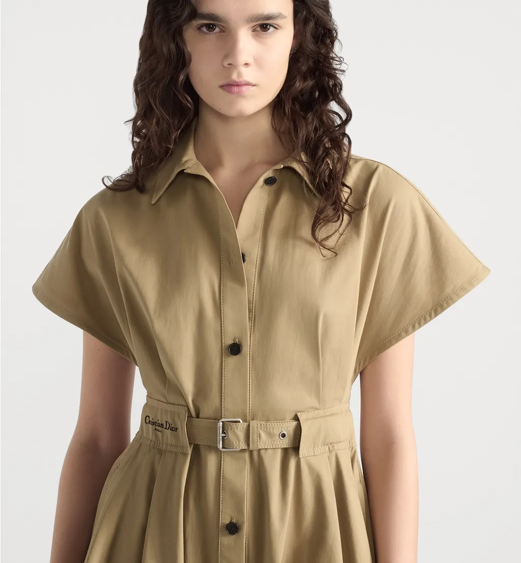 Dioriviera Mid-Length Belted Shirtdress