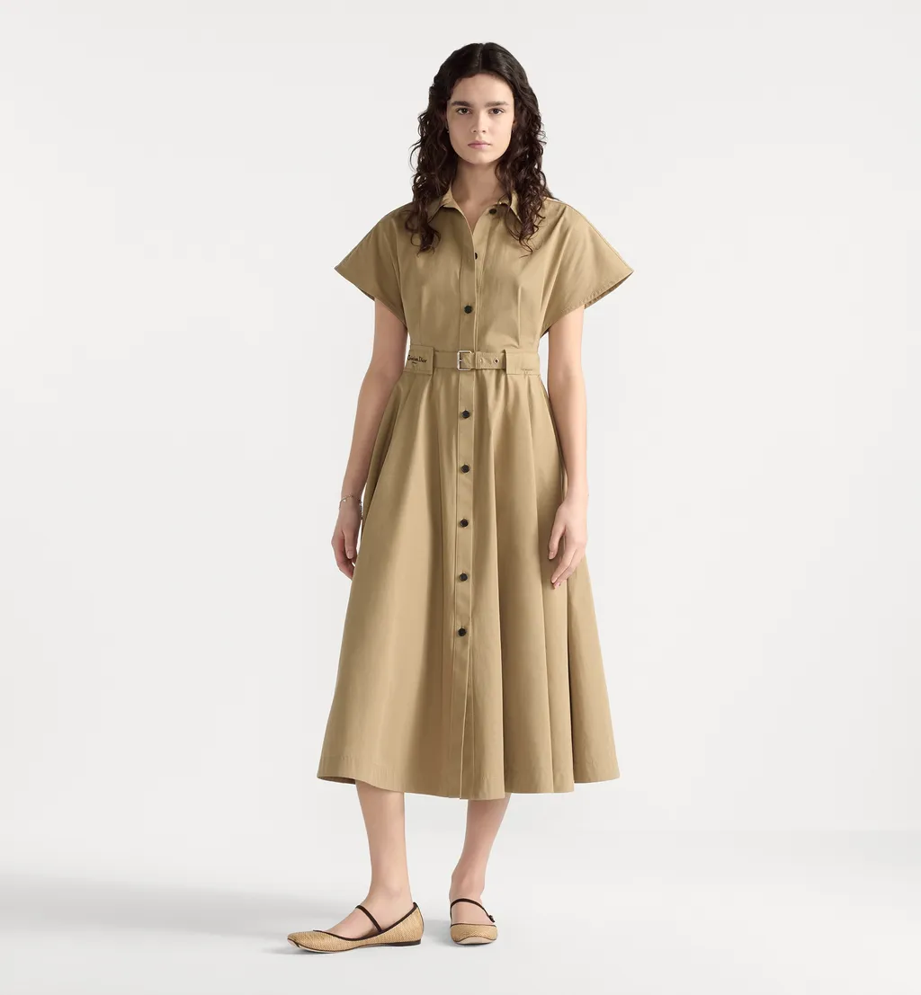 Dioriviera Mid-Length Belted Shirtdress
