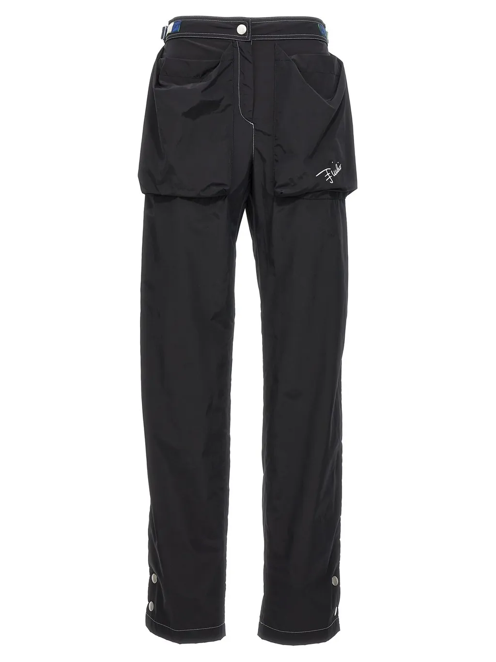 Pucci High-Waist Straight-Leg Trousers