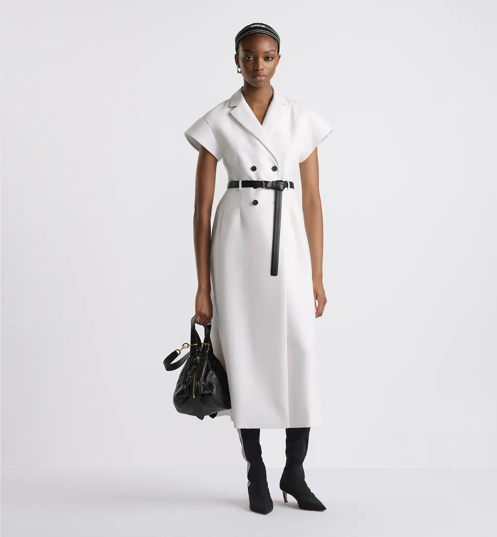 Medium D-Journey Bag In Crinkled Calfskin