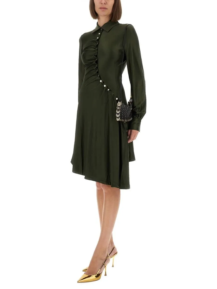 Paco Rabanne Draped Mini Dress