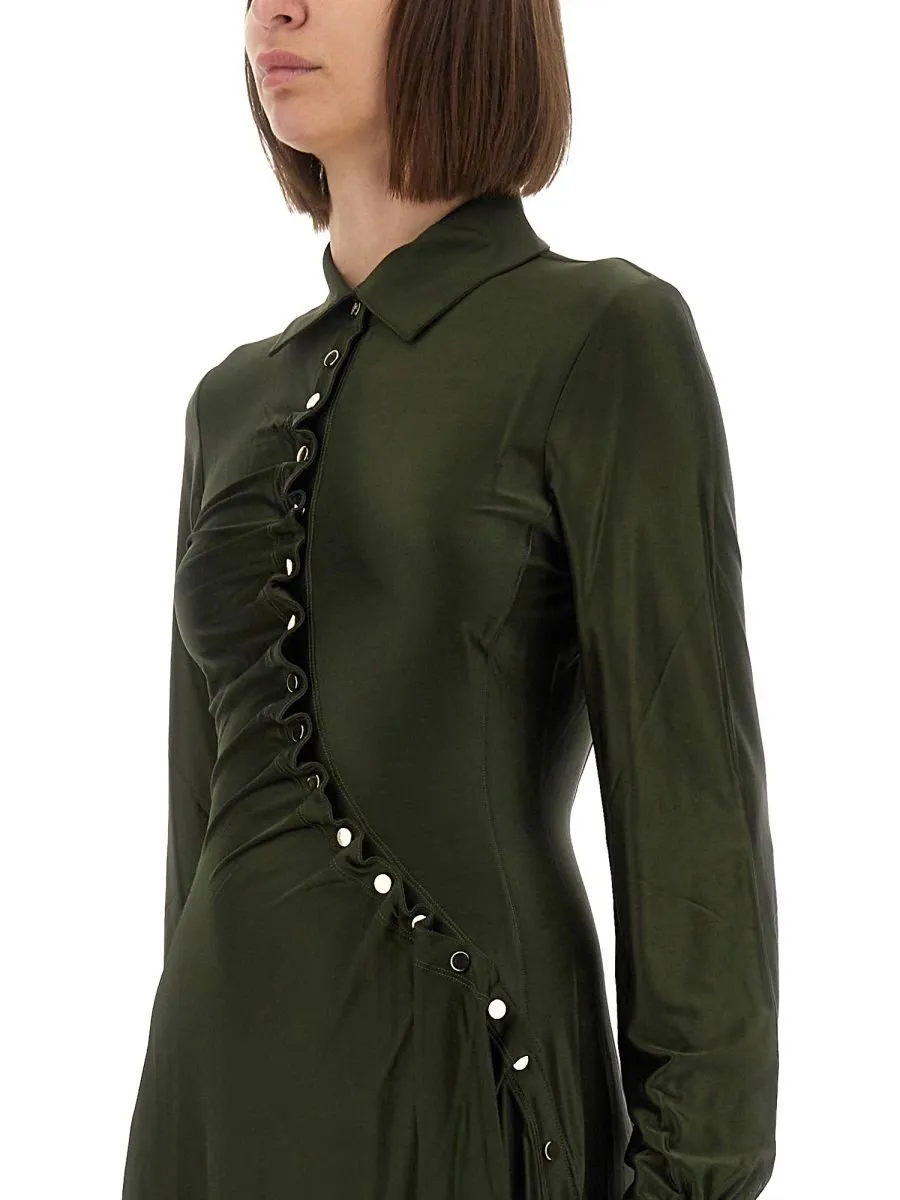 Paco Rabanne Draped Mini Dress