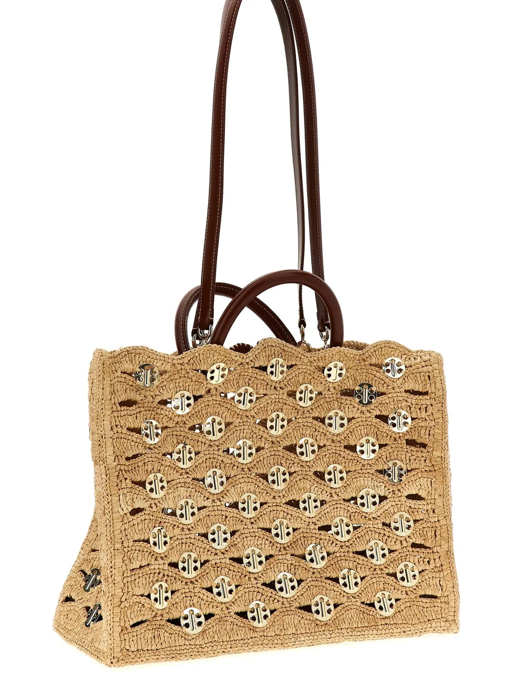 Paco Rabanne Sac A Main Disc-Link Top Handle Bag
