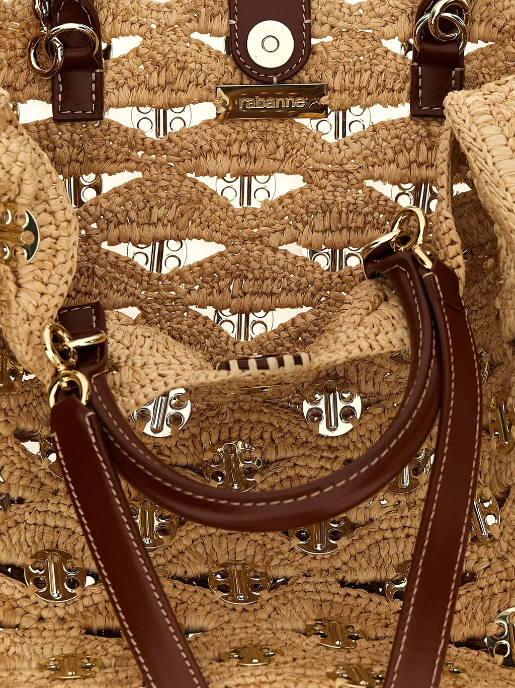 Paco Rabanne Sac A Main Disc-Link Top Handle Bag