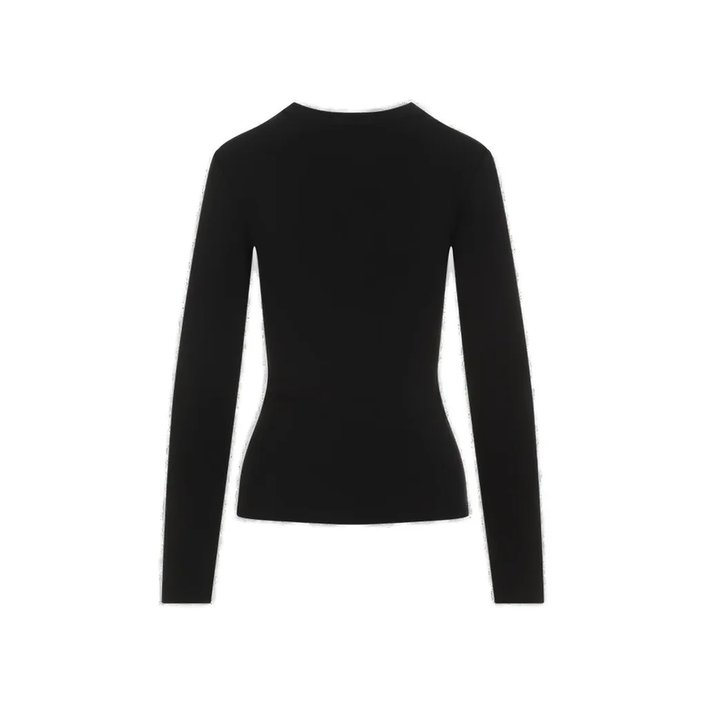 Paco Rabanne Long Sleeved Button-Detailed Top