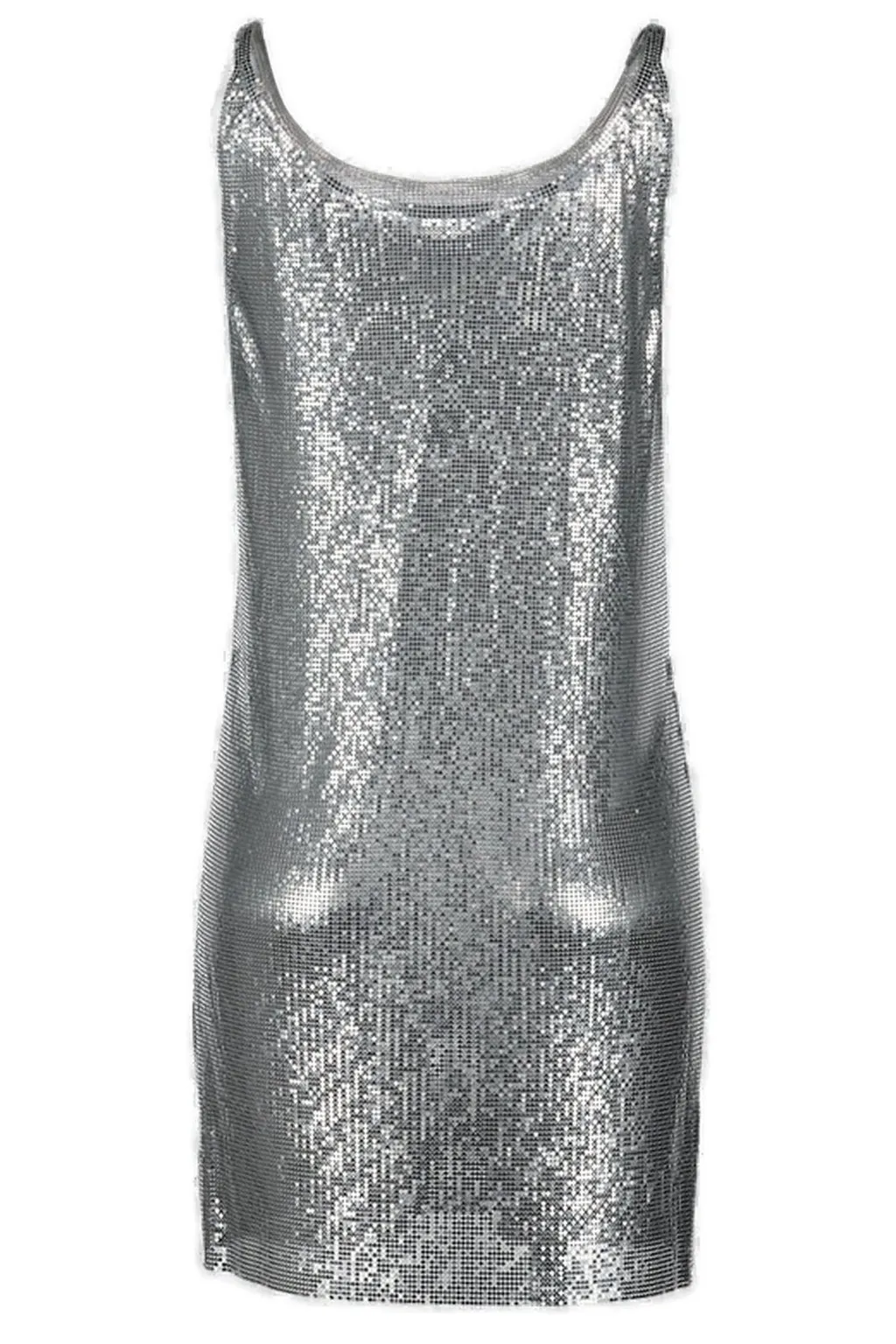Paco Rabanne Mesh Metallic Tank Top