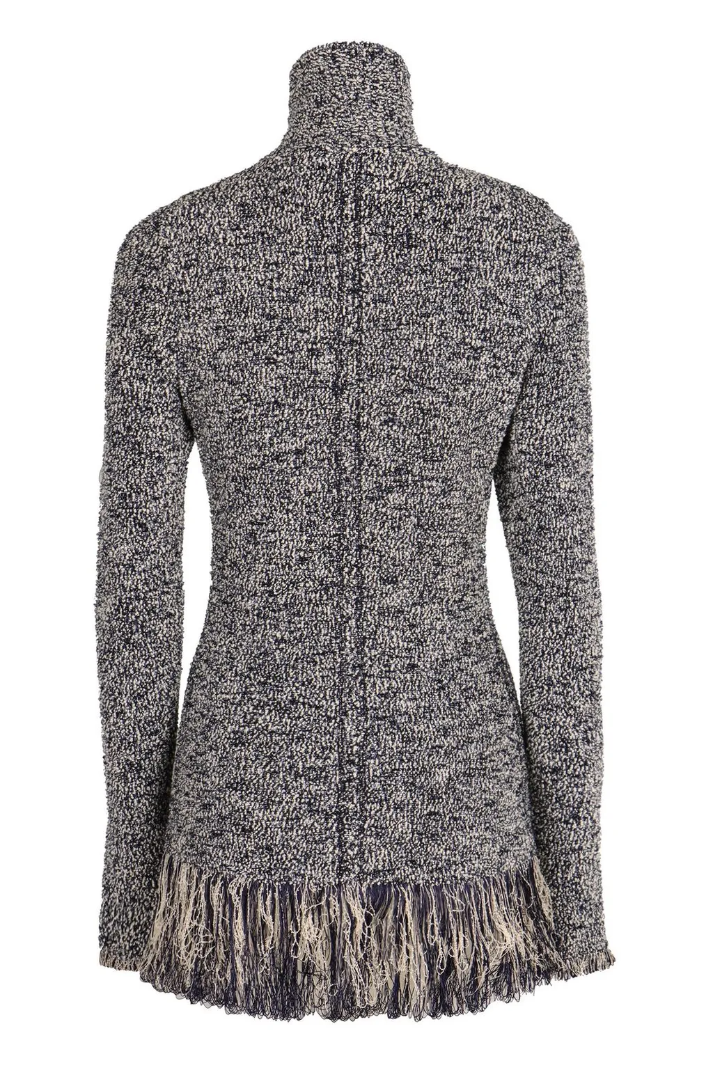 Paco Rabanne Full-Zip Fringed Cardigan