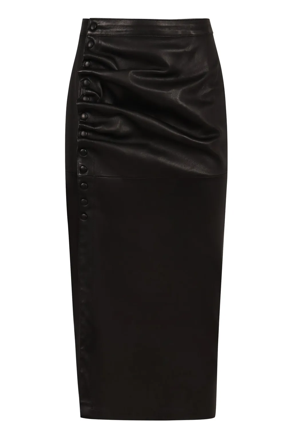 Paco Rabanne Gathered Detailed Midi Skirt