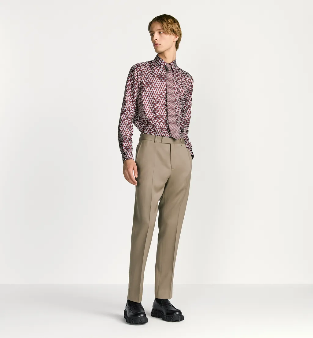 Shirt With Dior Entrelacé Motif