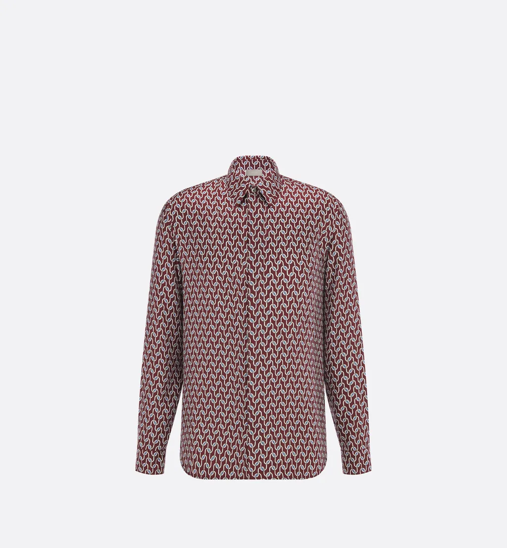 Shirt With Dior Entrelacé Motif
