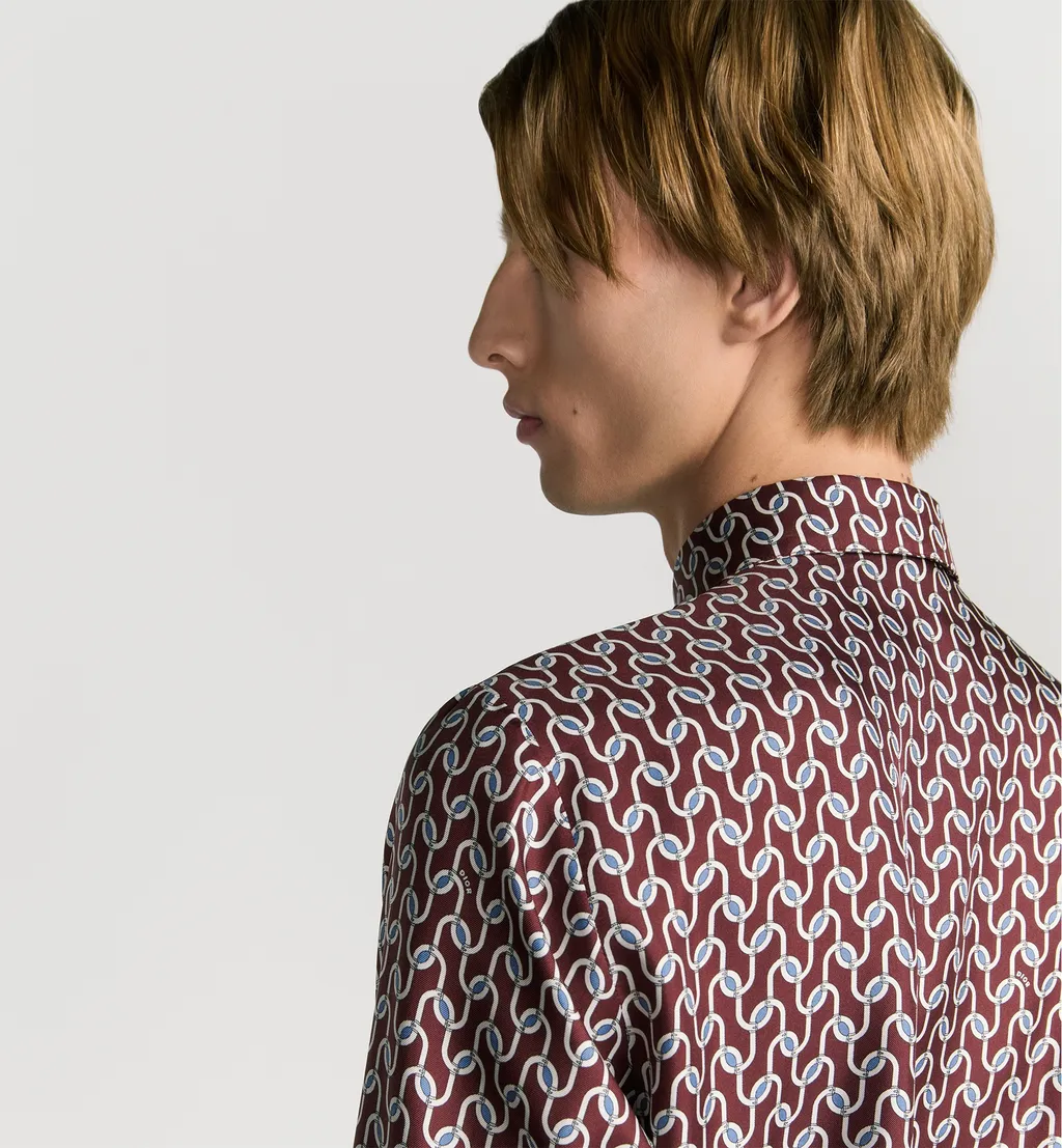 Shirt With Dior Entrelacé Motif