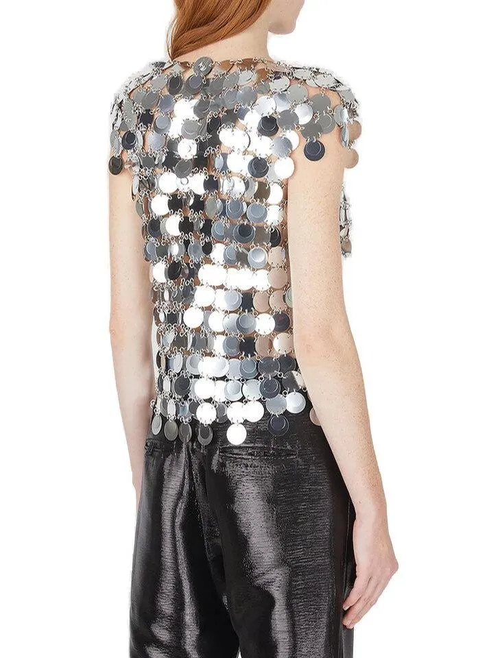 Paco Rabanne Round Discs Top
