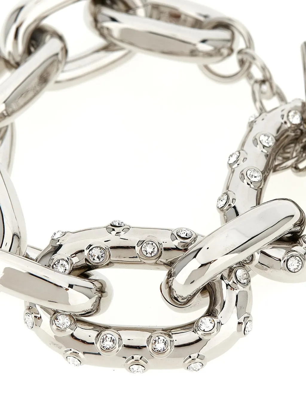 Paco Rabanne	Embellished Chain Linked Bracelet