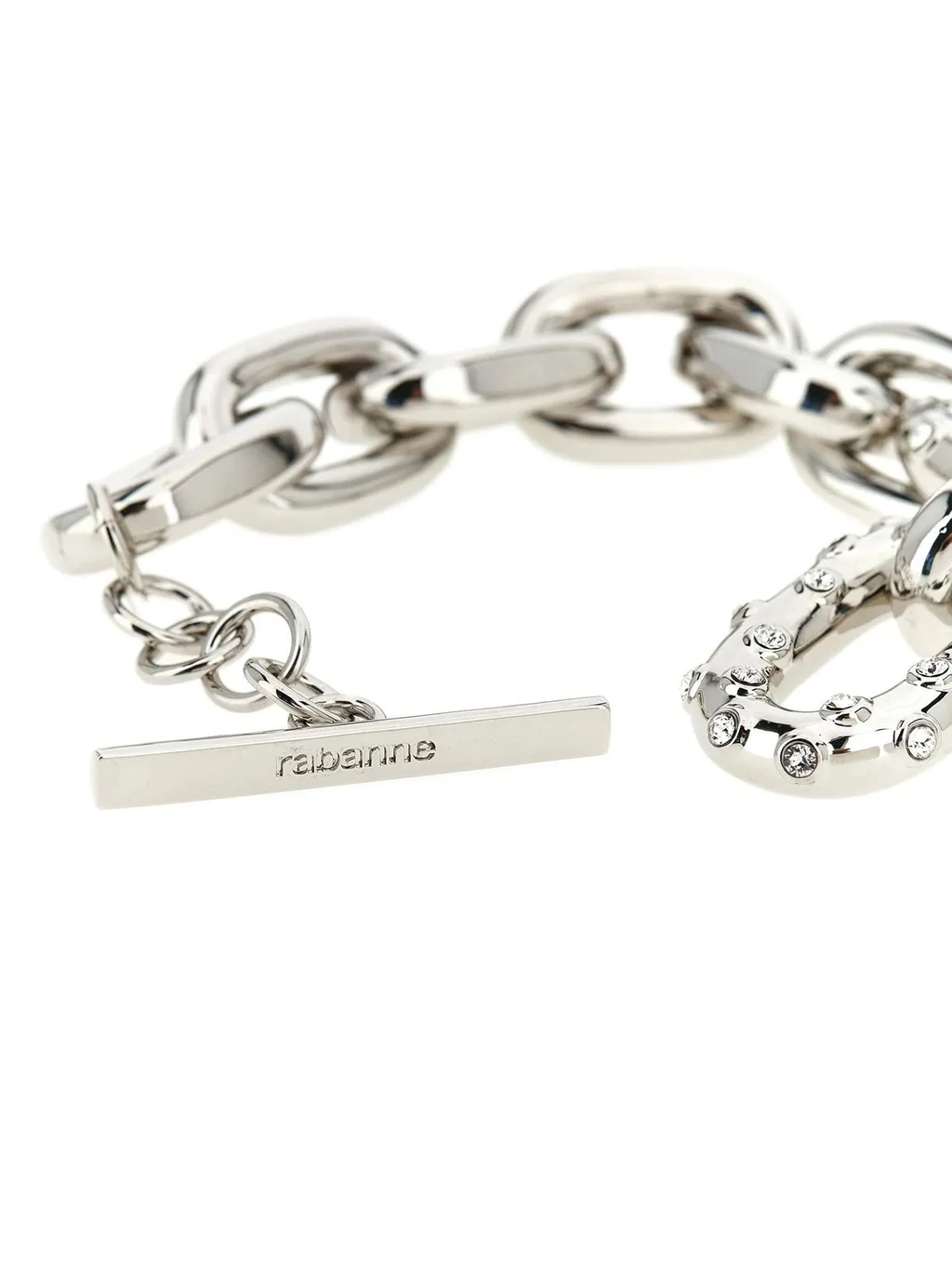 Paco Rabanne	Embellished Chain Linked Bracelet