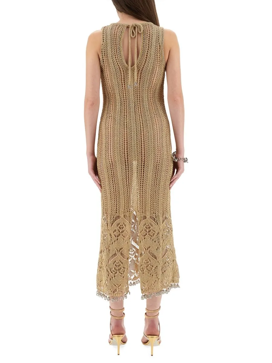 Paco Rabanne Crochet Long Dress