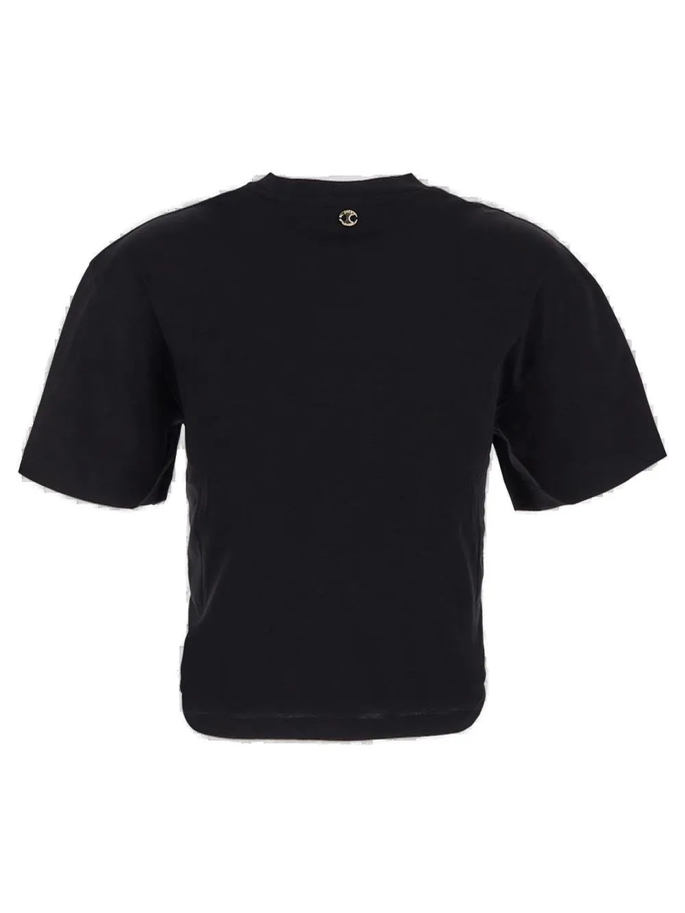 Paco Rabanne Ring Detailed Cropped T-Shirt