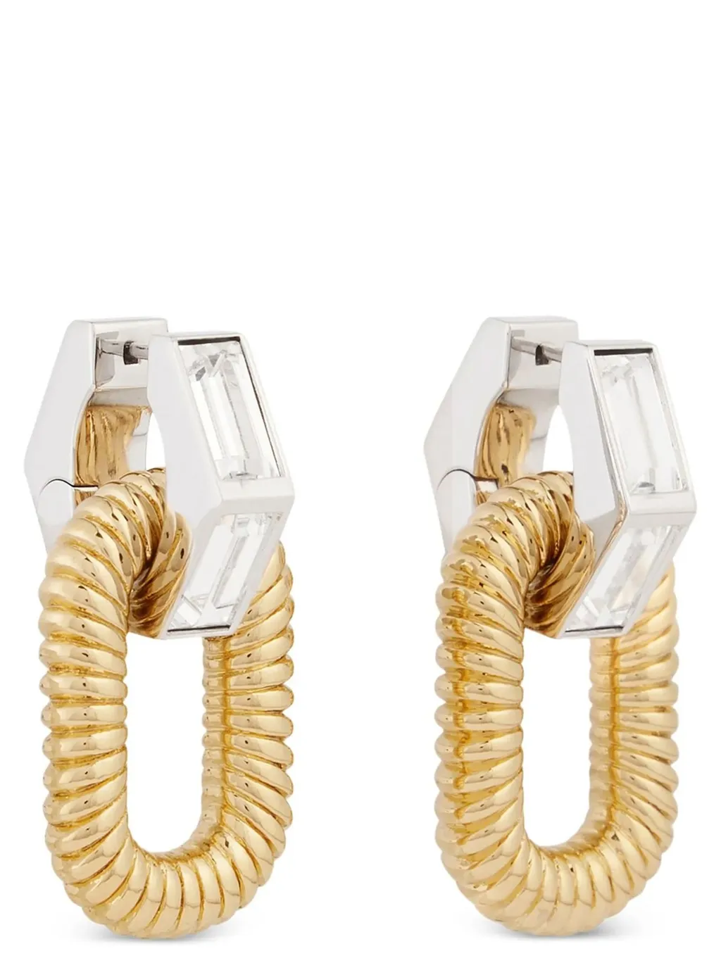 Paco Rabanne Embellished Xl Link Earrings