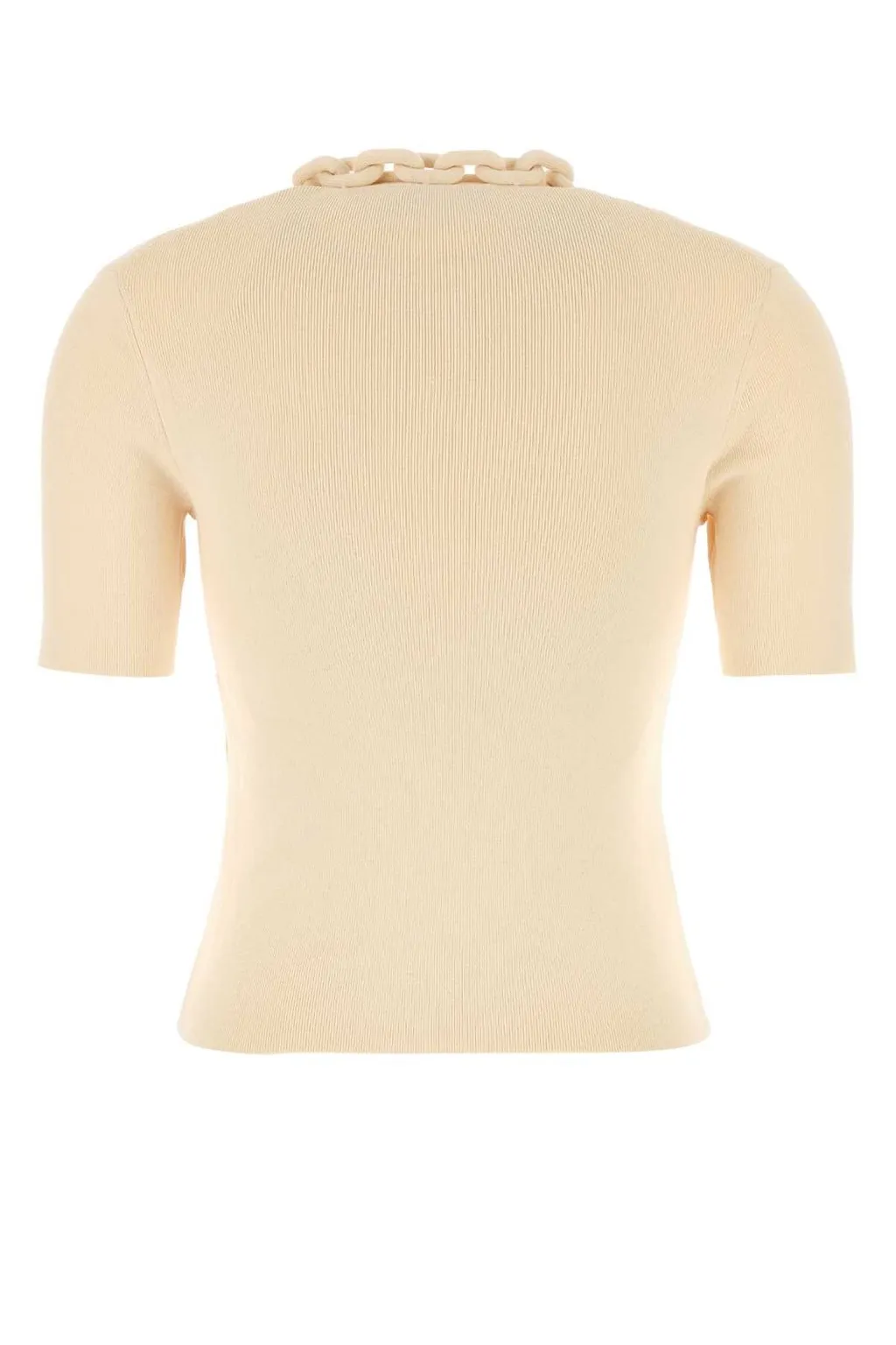 Paco Rabanne Chain Link-Detailed Crewneck Top