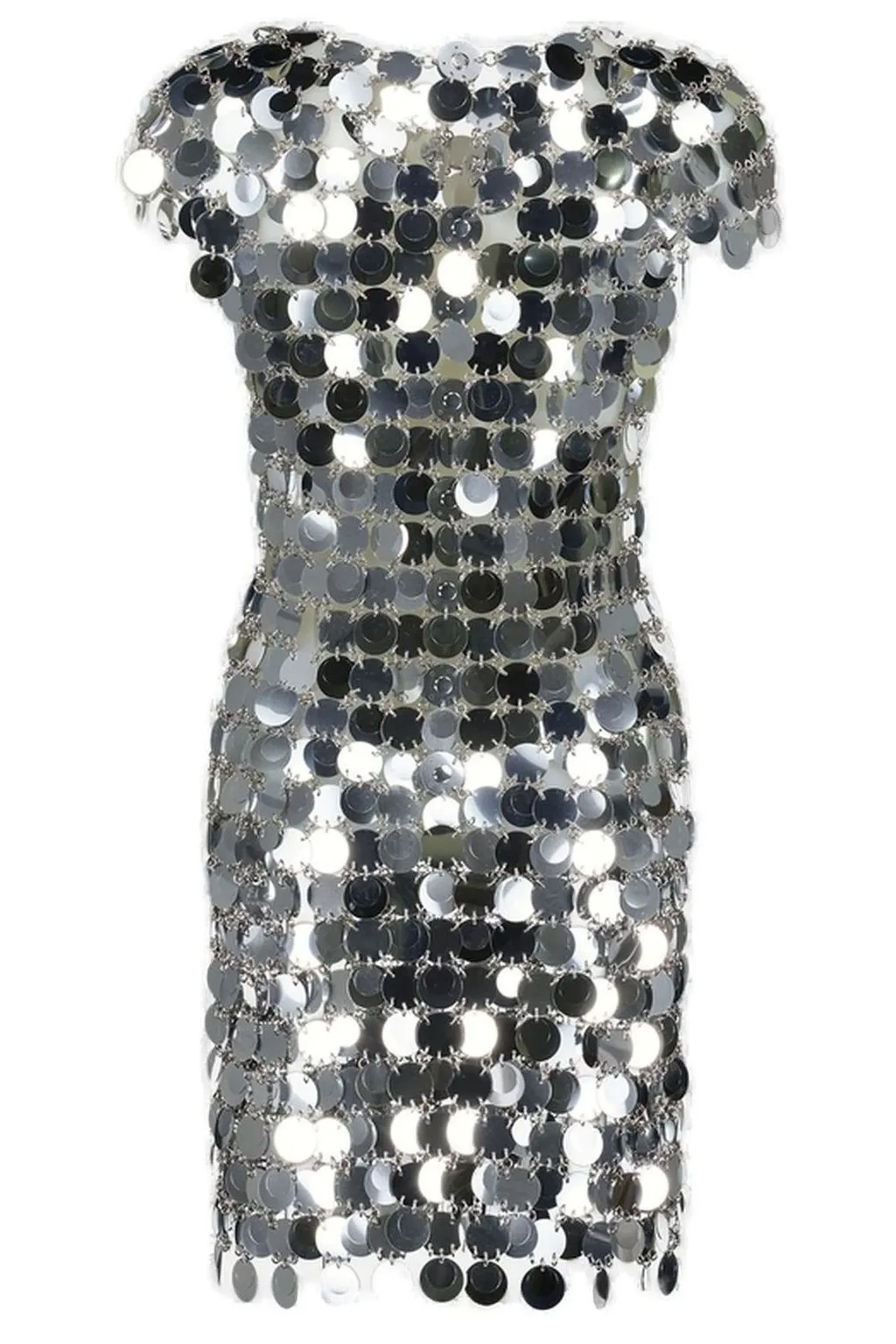 Paco Rabanne The Iconic Sparkle Discs Dress