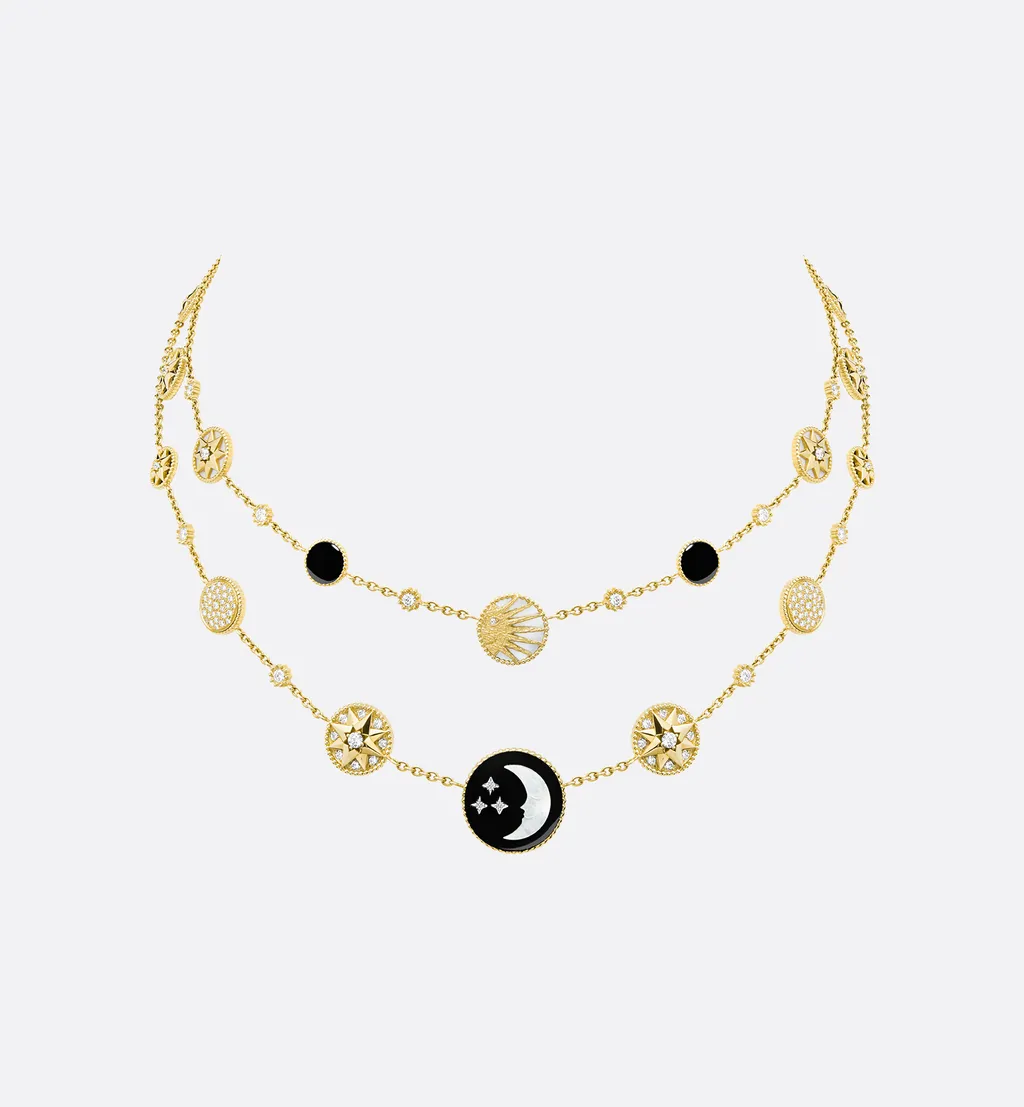Rose Des Vents And Rose CÉLeste Necklace